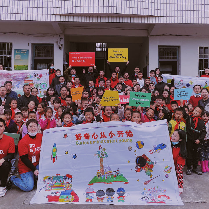 group of people celebrating on a doorstep