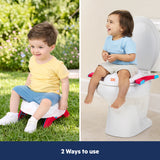 Marvel Spidey and His Amazing Friends 2-in-1 My Travel Potty by Bright Starts, Red and Blue - Spidey