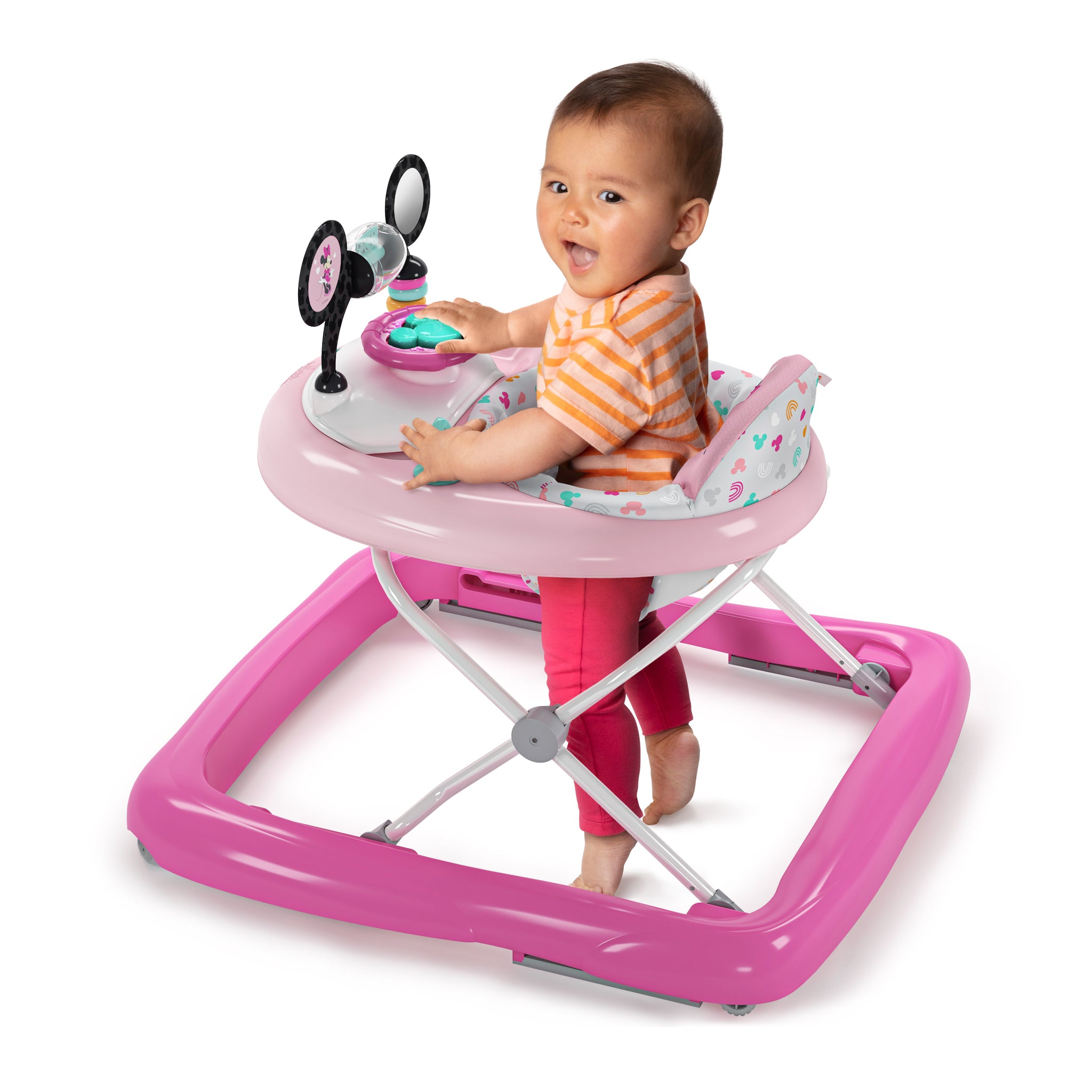 Disney Baby MINNIE MOUSE Tiny Trek Walker, Forever Besties, 2-in-1