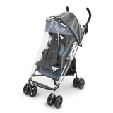 Ingenuity 3D Mini Baby Stroller Rain Cover, Weather Shield for Rain, Wind & Snow, Vented, Easy Install & Storage - Clear