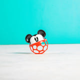 Disney Baby Mickey Mouse Oball Easy Grasp Rattle Along Buddy Infant Toy in Red