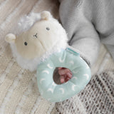 Ingenuity Premium Soft Plush Ring Rattle, Sheppy the Sheep