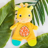 Bright Starts Snuggle & Teethe Plush Teether Toy, Giraffe