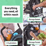 Ingenuity 3Dmini Convenience Stroller, Cashew