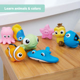 Disney Finding Nemo Just Keep Splashing 8 Piece Bath Set by Bright Starts, Unisex, 9 Months+