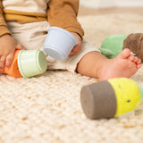 Ingenuity Calm Springs Nesting Rattles, Unisex, For Baby 3 Months & Up