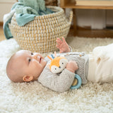 Ingenuity Kitt Ring Rattle for Baby, Plant-Based Materials