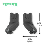 Ingenuity 3DTravelMate Pro Carseat Adapter for TravelMate Pro Stroller, Easy Install, Travel System Compatible