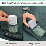 Ingenuity Stow & Go Folding Baby Bouncer Compact Portable Infant Seat with Vibration & Toy - Grey