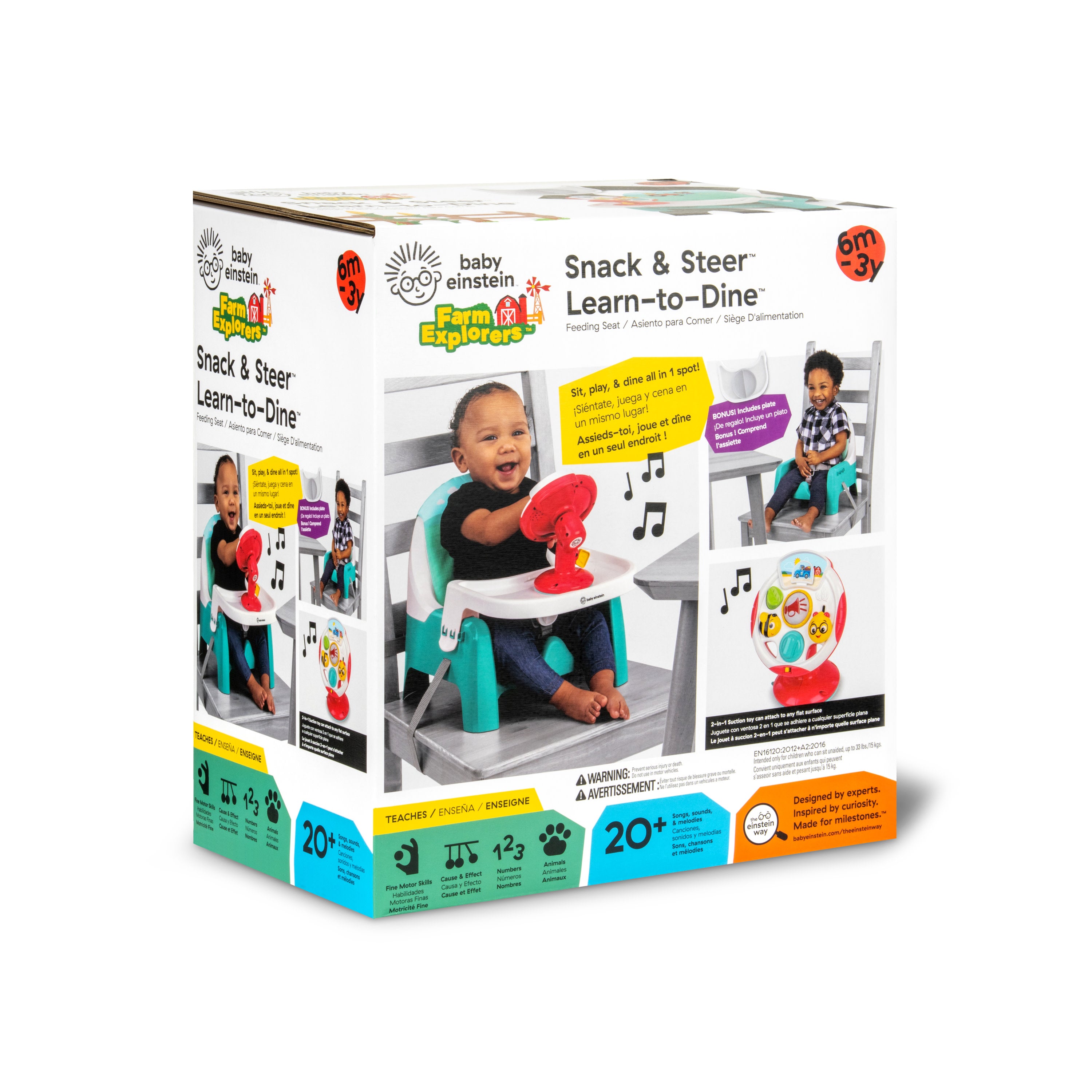 Box packaging displaying product images and features