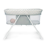 Ingenuity Snooze & Stow Rocking Portable Folding Bassinet - Sheppy (Gray)