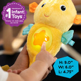 Baby Einstein Sea Dreams Seahorse Plush Soother Toy, with Music and Lights - Yellow
