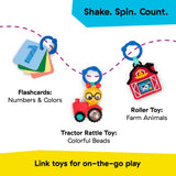 Baby Einstein Farm Discovery 5 Piece Gift Set, Multisensory Baby Toys, for Ages 3 Months and Up