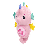 Baby Einstein Sea Dreams Seahorse Plush Soother Toy, with Music and Lights - Pink