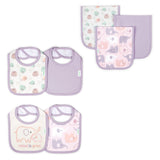 EASY EATER 4-PACK BABY BIB SET - GRAZY & EASY EATER 3-PACK BABY BURP CLOTH SET - GRAZY
