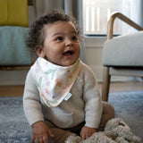 Easy Eater 3-Pack Baby Bandana Cotton Drool Bib for Eating or Teething - Posy