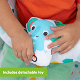 Bright Starts Learn-to-Sit 2-Position Baby Floor Seat with Elephant Toy, Unisex, 4-12 Months