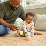 Ingenuity Calm Springs Nesting Rattles, Unisex, For Baby 3 Months & Up