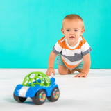 Oball Easy Grasp Rattle & Roll Toy Sports Car Infant Crawling Toy in Blue