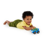 Oball Easy Grasp Rattle & Roll Toy Sports Car Infant Crawling Toy in Blue