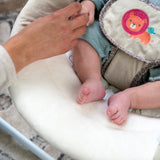 Ingenuity Soothe 'n Delight Portable Baby Swing with Music, Cozy Kingdom