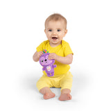 Bright Starts Jingle Joy Reach & Rattle Toy  Purple Sloth - Unisex, Newborn +
