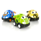 Bright Starts Go Grippers Push Vehicles  Race Car 3 Piece Set
