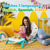 Bright Starts 4-in-1 Groovin Kicks Piano & Drum Baby Play Gym, Tropical Safari