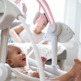 Ingenuity Comfort 2 Go Compact Portable Baby Swing, Flora the Unicorn