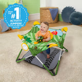 Bright Starts John Deere Pop 'N Jump Portable Activity Jumper, Unisex, 6M+