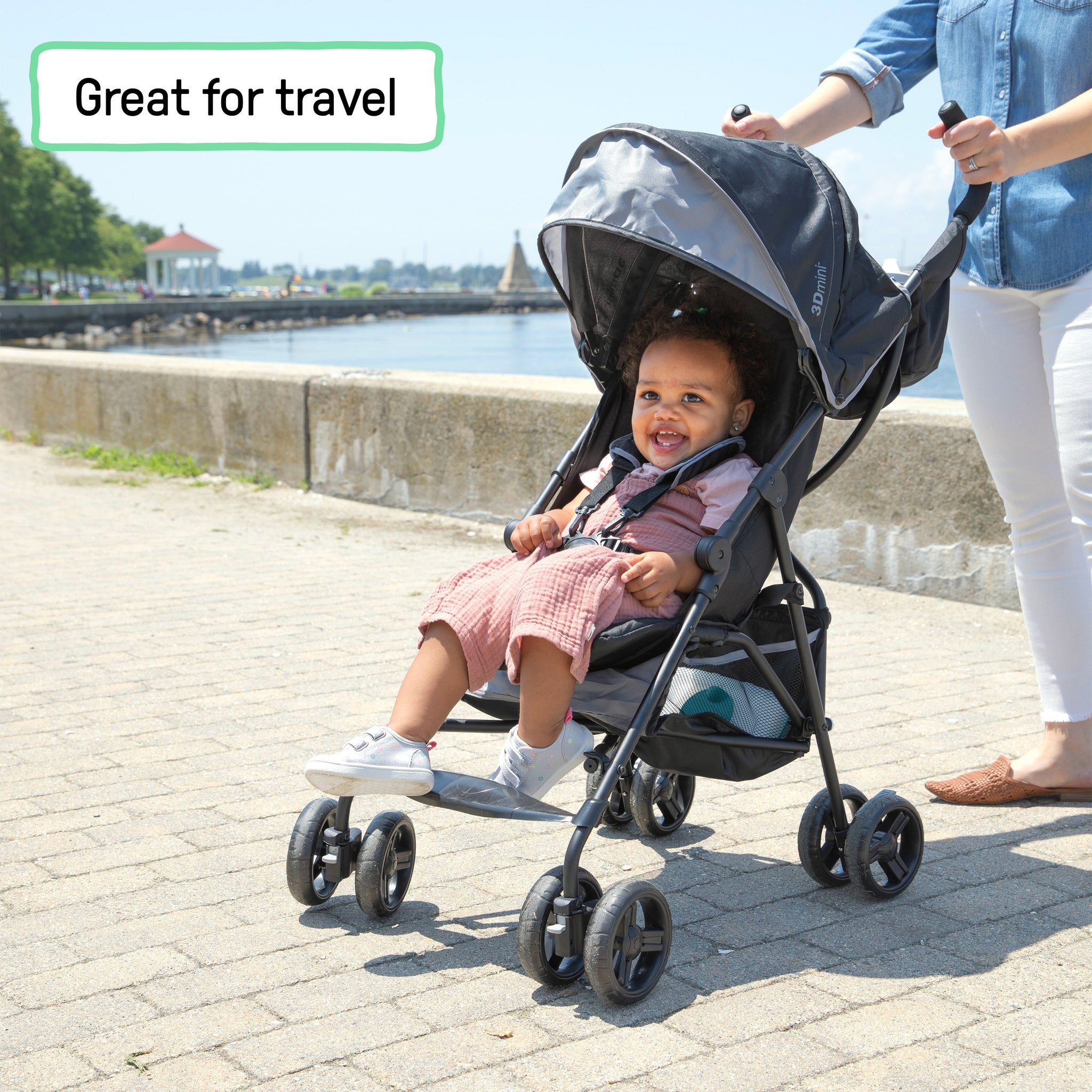 3Dmini Convenience Stroller Gray – Kids2, LLC
