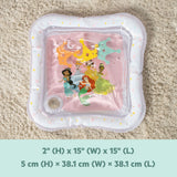 Bright Starts Disney Princess Royal Splash Water Mat, Newborn Baby Play Mat