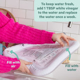 Bright Starts Disney Princess Royal Splash Water Mat, Newborn Baby Play Mat