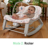 Keep Cozy 3-in-1 Grow with Me Bounce & Rock Seat - Burst