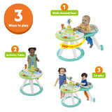 Bright Starts Around We Go 2-in-1 Walk-Around Activity Center & Table - Tropic Cool