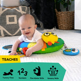 Baby Einstein Cal-a-Pillow Tummy Time Activity Pillow, Multisensory, Ages 0+ Months