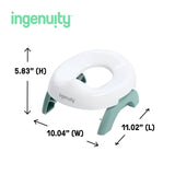 Ingenuity My Travel Potty, 2-in-1 Portable Baby & Toddler Potty Seat