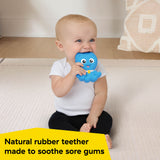 Baby Einstein Soothing Opus Natural Rubber Teether Toy, Multisensory, Ages 0+ Months