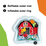 Baby Einstein Farm Explorers Cal's Sensory Barn Tummy Time Water Mat, Ages 0-36 Months