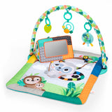 Bright Starts Tropical Treetop Baby Activity Gym & Tummy Time Mat with Toy Bar and 4 Toys