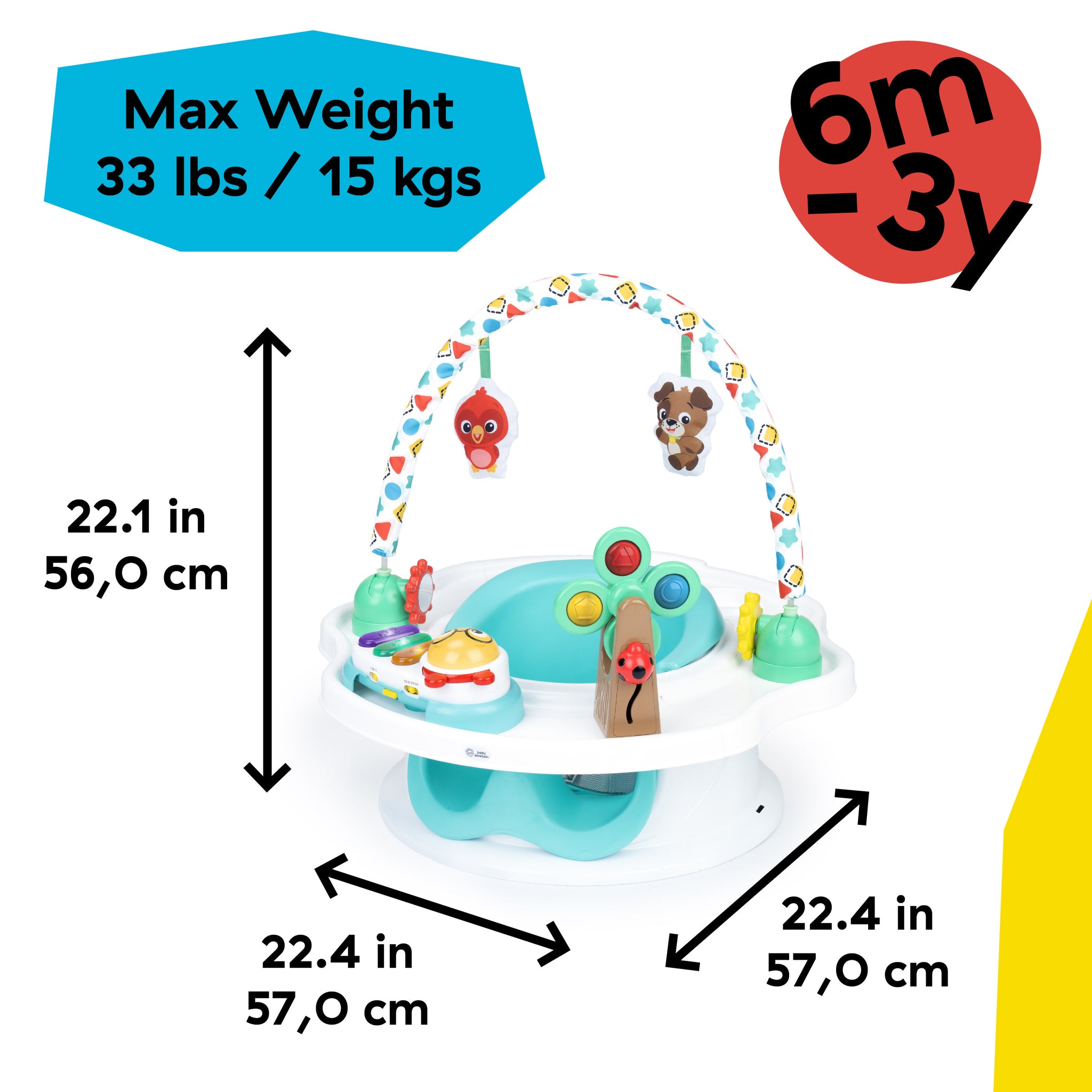 Baby Einstein SuperSeat Touch of Tunes 3-in-1 Seat – Kids2, LLC