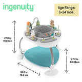 Ingenuity Spring & Sprout 2-in-1 Baby Activity Center Jumper