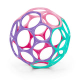 Oball Easy Grasp Classic Ball Baby Toy in Pink/Purple, 4"