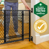 Doorway 42W Series Baby and Dog Gate 2-PK, Openings 23-42" Wide, 24 tall - Galvanized Steel