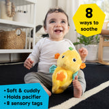 Baby Einstein Sea Dreams Seahorse Plush Soother Toy, with Music and Lights - Yellow