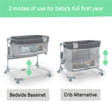 Dream & Grow Bedside Bassinet- Handstitch