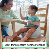 Ingenuity My Spot Easy-Clean Baby Booster Seat Feeding Chair - Grey