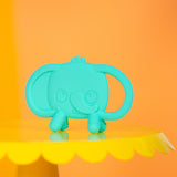 Bright Starts Tame Your Tusks Silicone Teether, Elephant, Blue