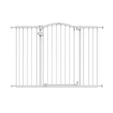 The Thruway 53W Series Pet and Baby Gate, Openings 29.5"-53" Wide, 38" Tall - White