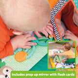 Bright Starts Tropical Treetop Baby Activity Gym & Tummy Time Mat with Toy Bar and 4 Toys